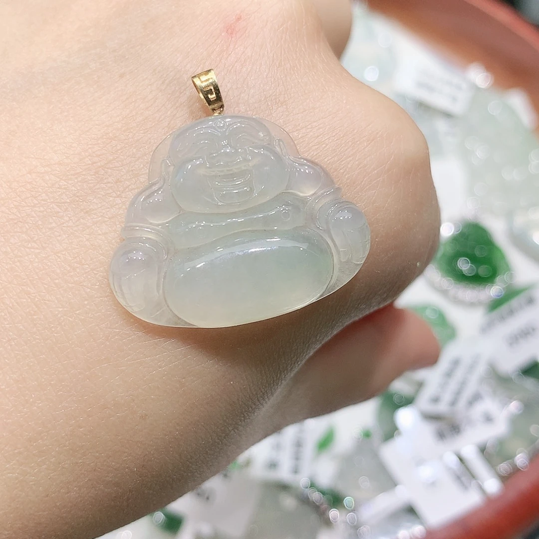 翡翠未镶嵌颈饰缅甸天然翡翠