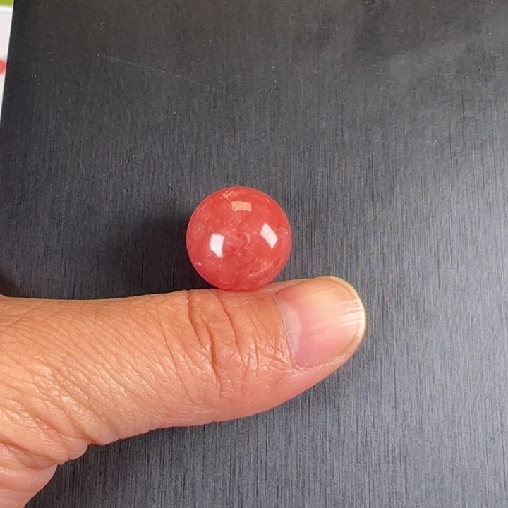 菱锰矿（红纹石）单珠未镶嵌A****g
