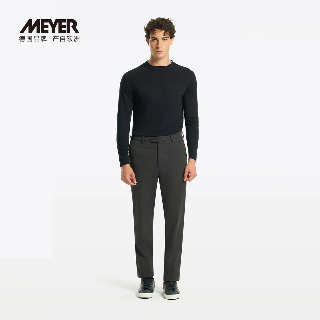 MEYER德国迈雅 25新款男士直筒休闲裤秋冬款宽松舒适23612-BERLIN