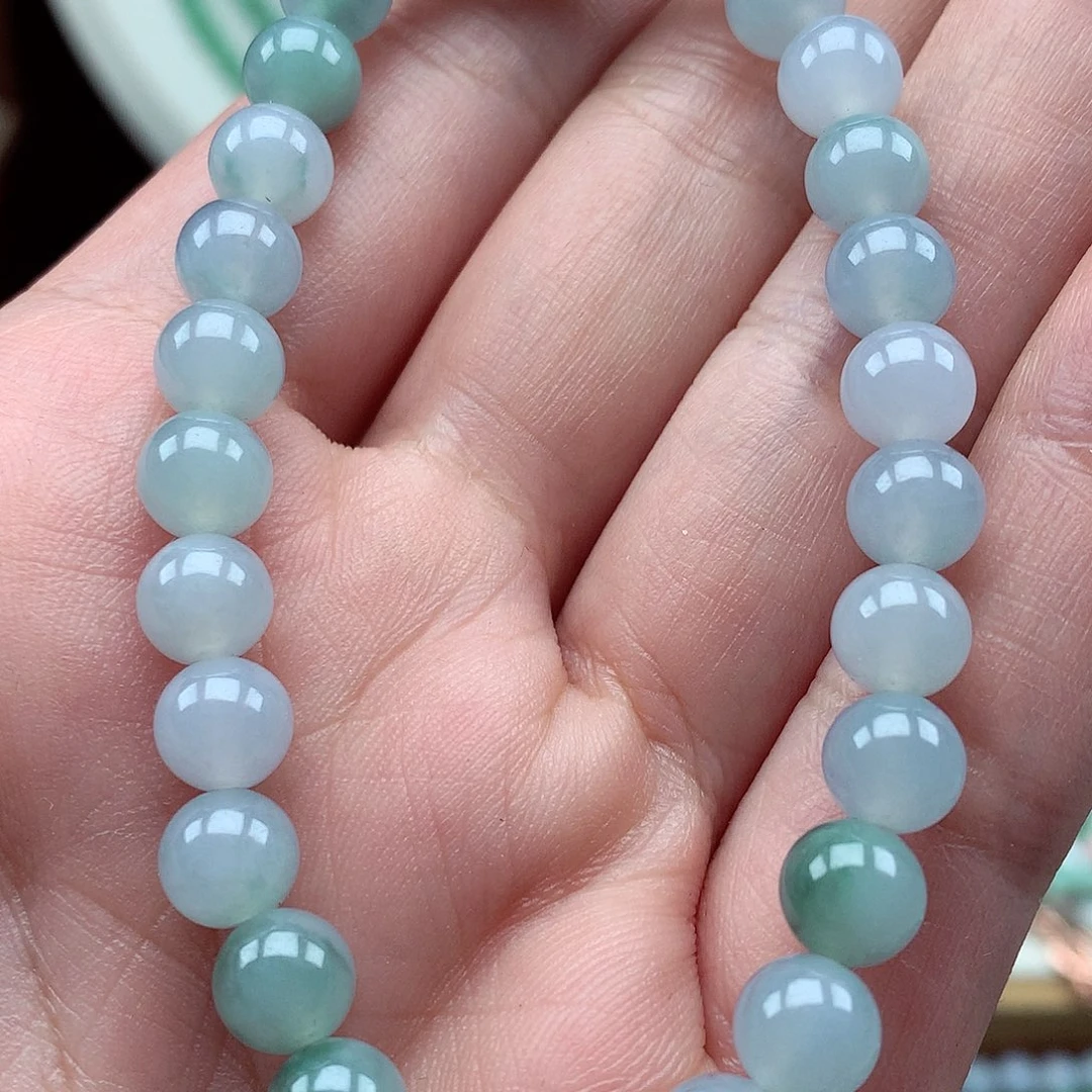 翡翠未镶嵌项链翡翠