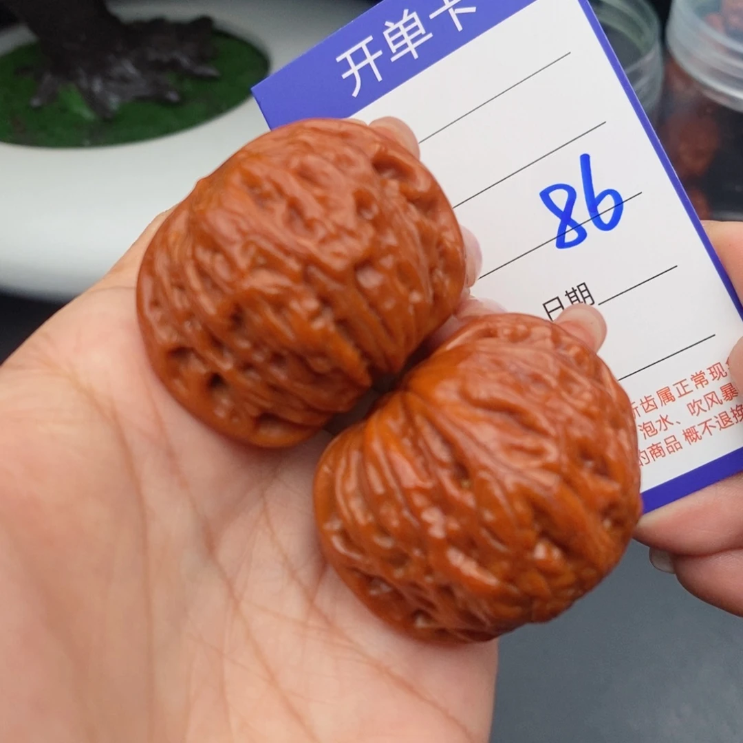 文玩核桃把件41铁锤86