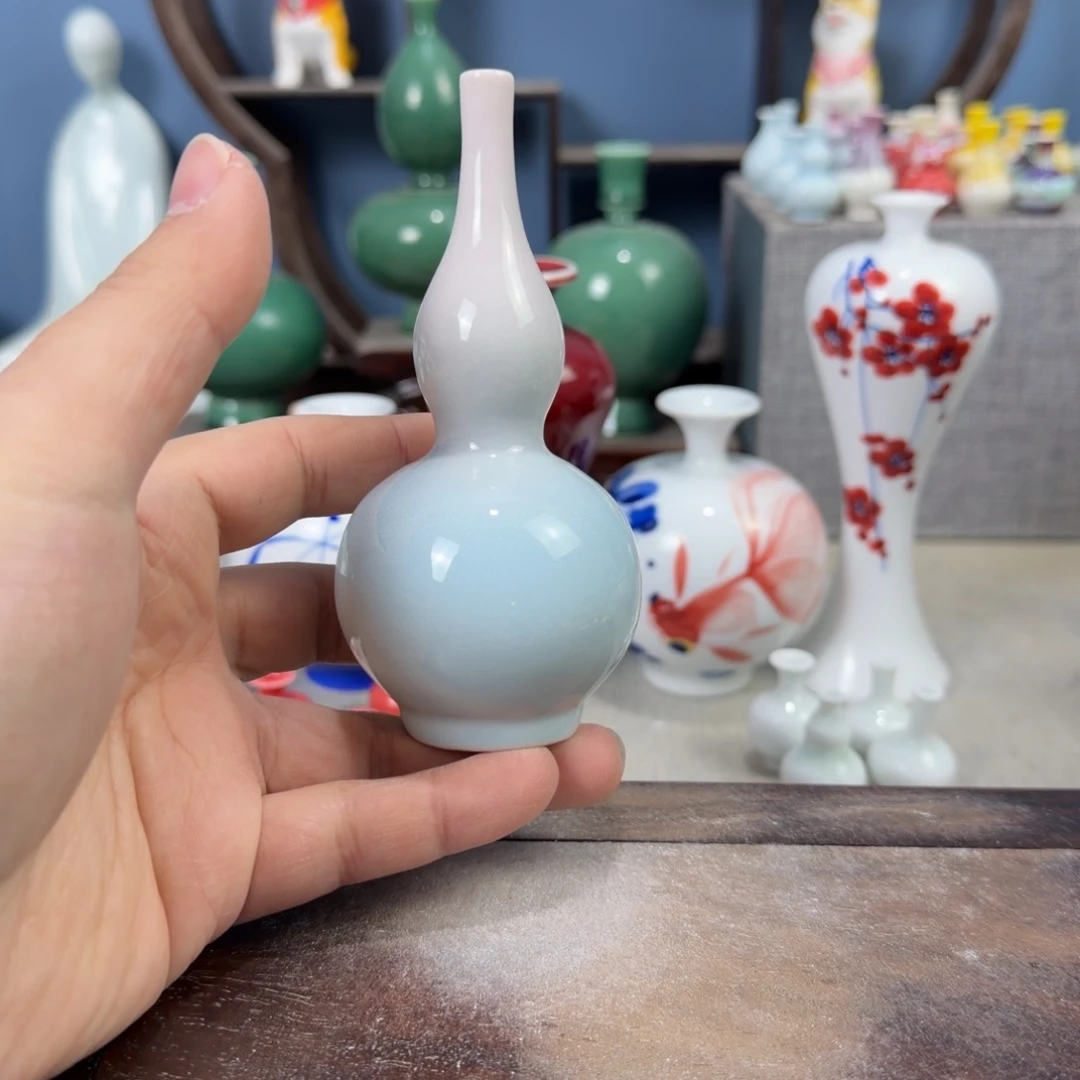 陶瓷手工小花器摆件