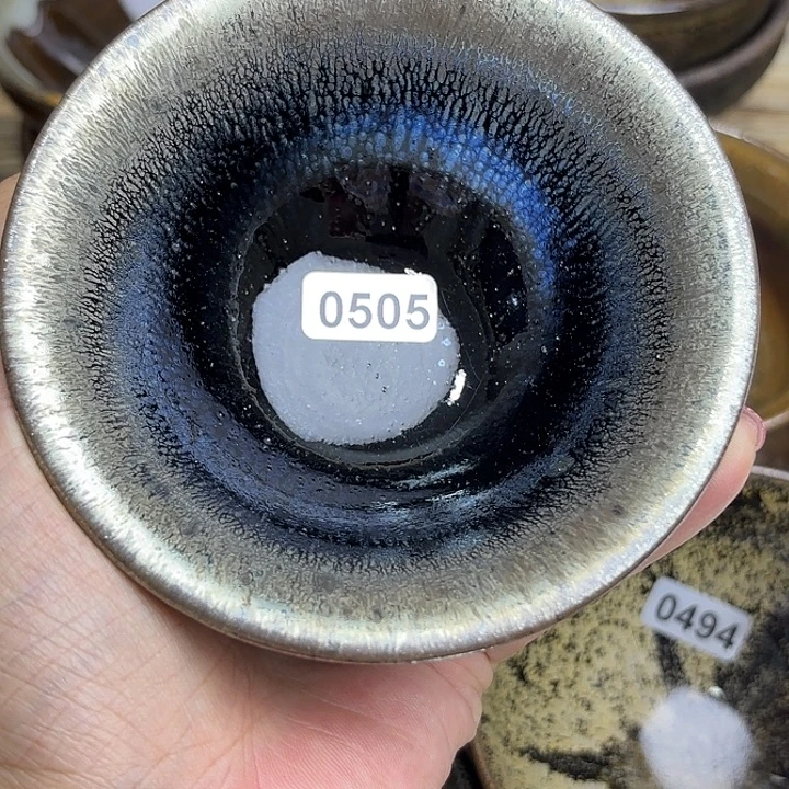 茶盏沐雨茶器柴烧主人杯