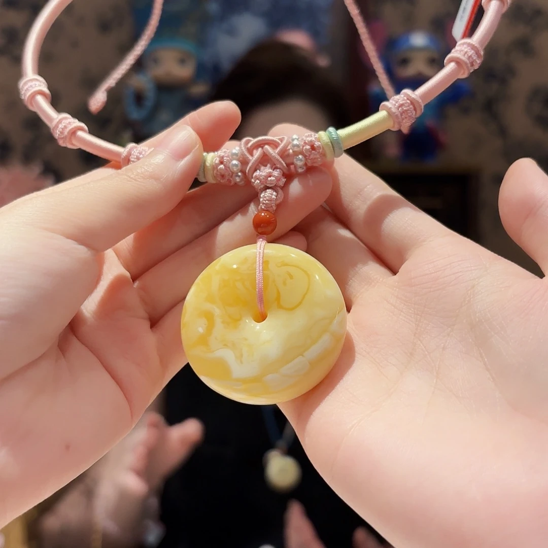 未镶嵌颈饰蜜蜡颈饰