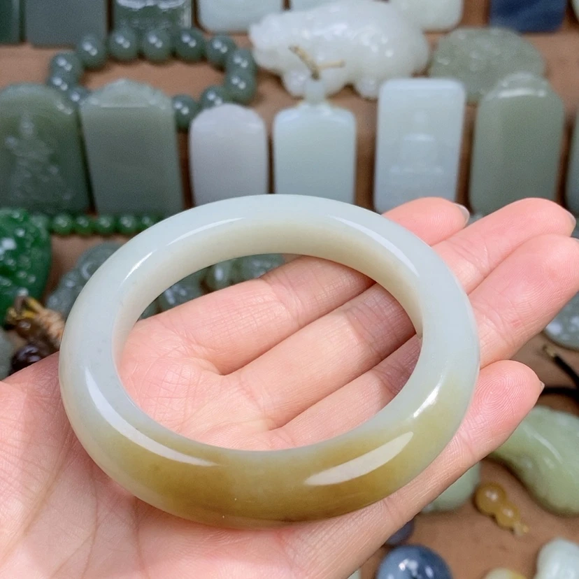 【闪购商品】未镶嵌手镯和田玉（糖玉）