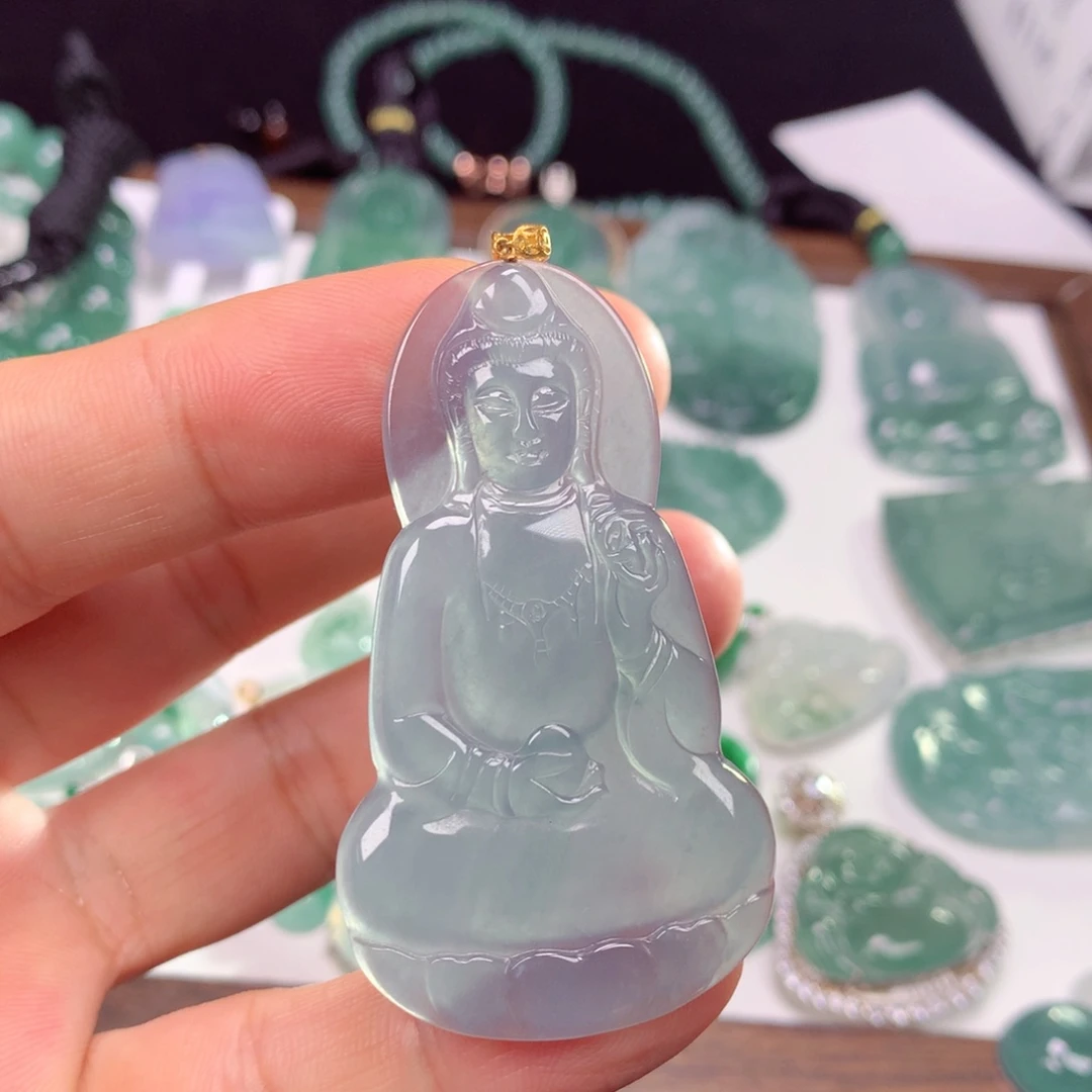颈饰未镶嵌翡翠翡翠