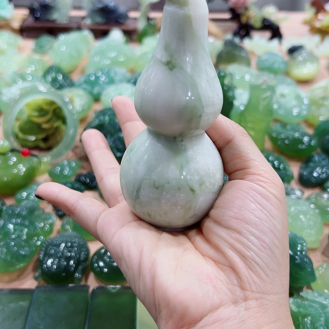 未镶嵌蛇纹石玉葫芦