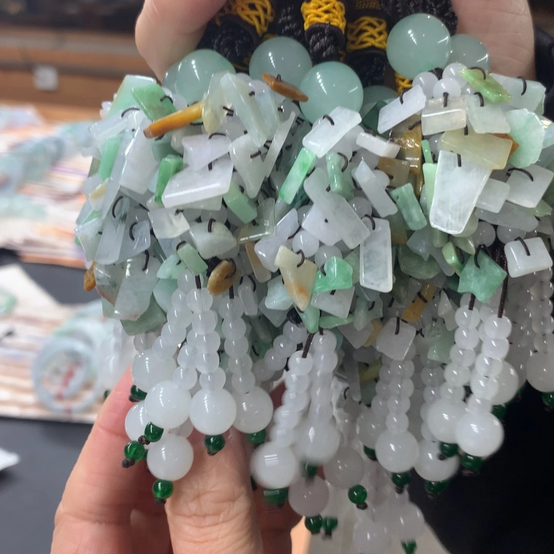 翡翠未镶嵌手镯手链多样性