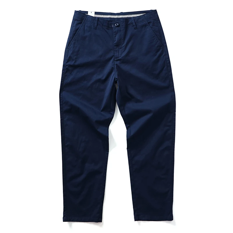 8542/85428 弹力休闲裤男士新款直筒裤简约百搭美式复古宽松裤子