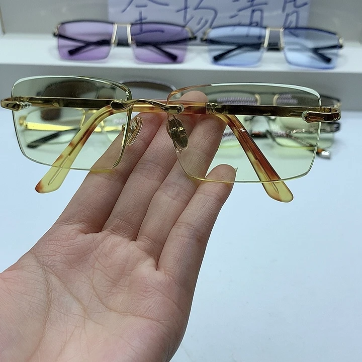 帝王绿竹叶青眼镜