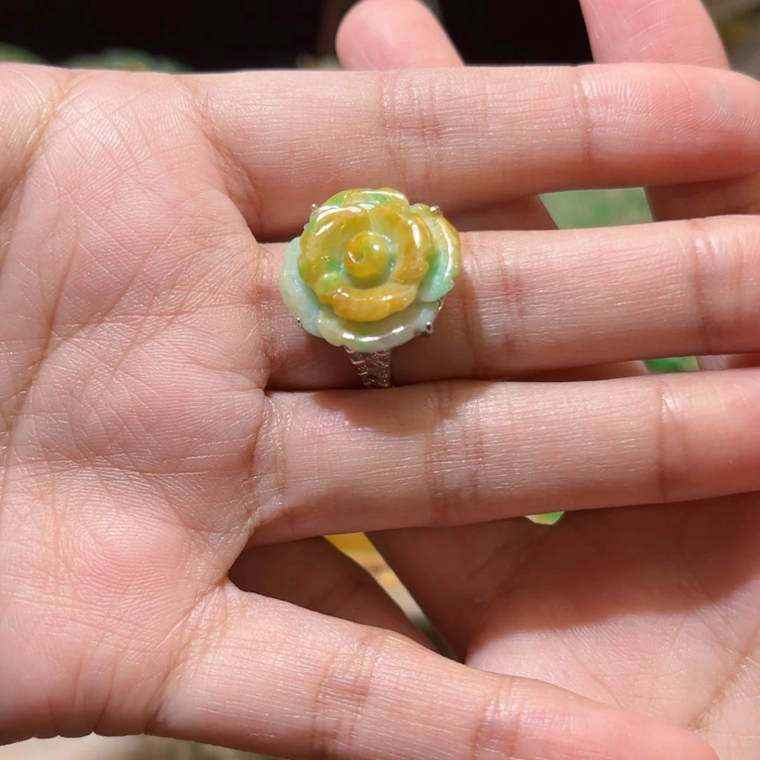 翡翠未镶嵌颈饰待编织