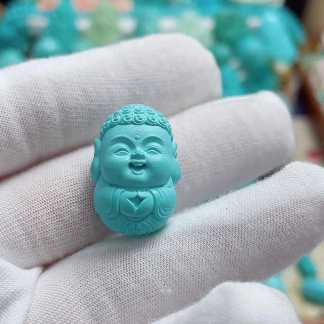 睿***麻绿松石未镶嵌珠宝奇石