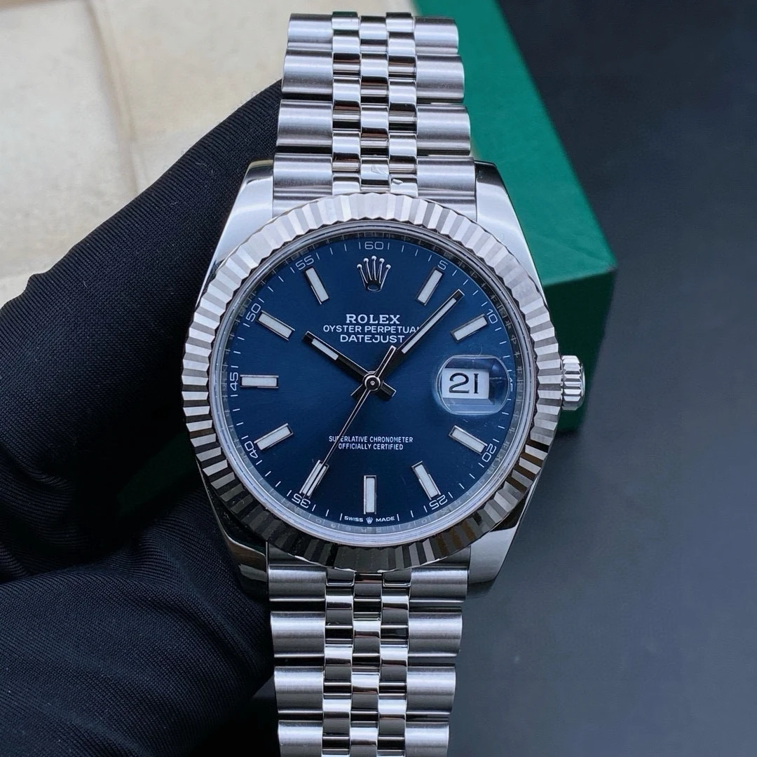99新 Rolex/劳力士 拆单链接/日志126334/蓝盘条钉/男表/表径41
