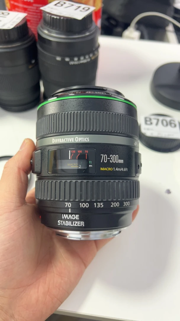 99新 Canon/佳能 B706 ef卡口 70-300mm 4.5-5.6光圈
