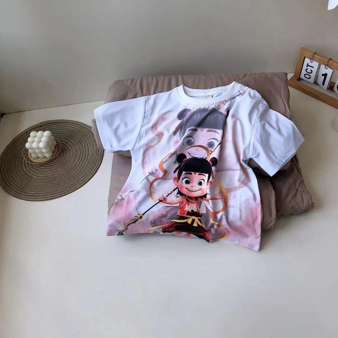 C014迪迪儿童夏季小吒短袖T恤