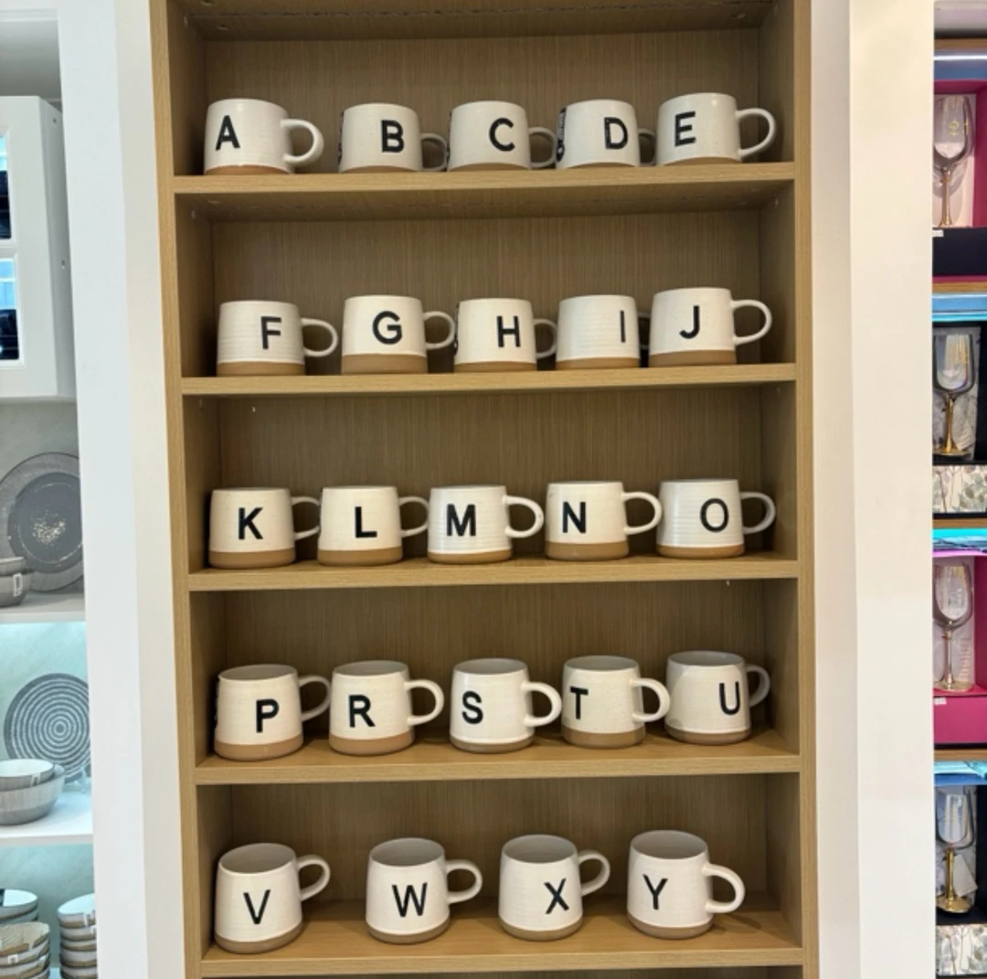 DANNY HOME字母杯马克杯生日礼物大容量马克杯Ins风马克杯情侣杯