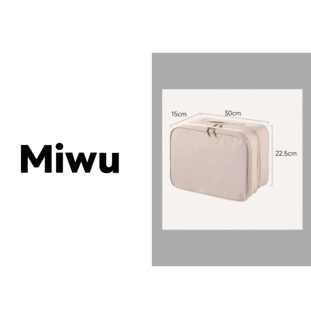 B221 FaSoLa轻旅双层鞋包鞋子收纳袋粉色手拎包