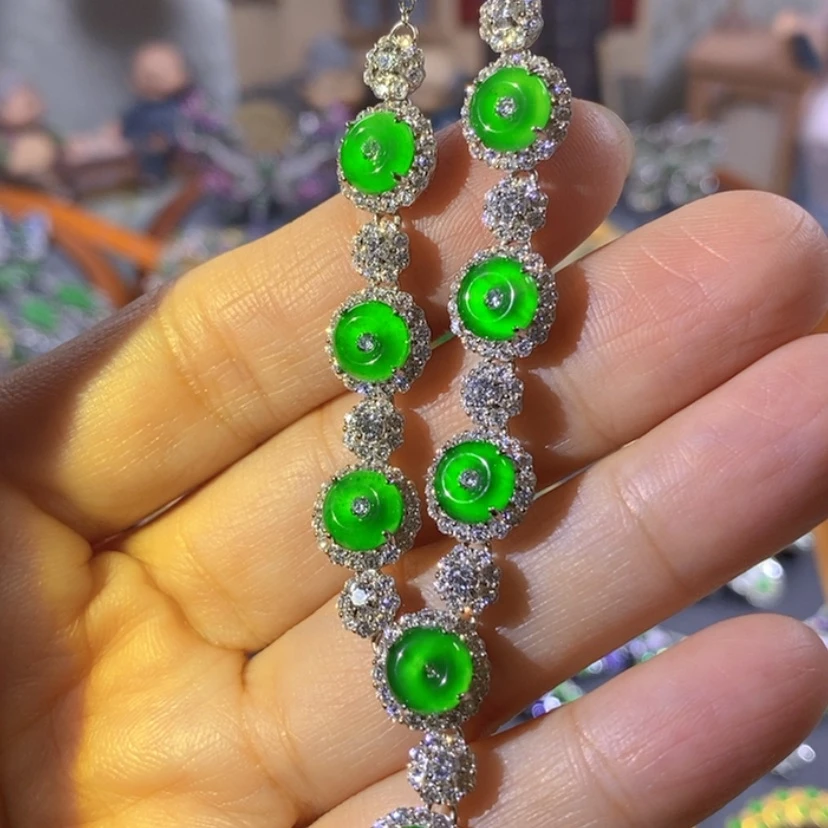 【闪购商品】银S925镶嵌挂件翡翠