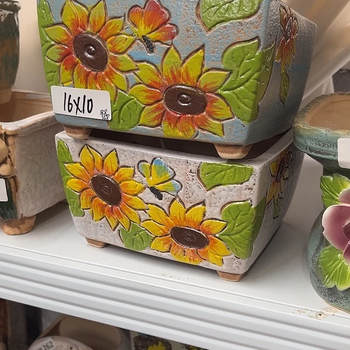 紫砂花盆粗陶材质多肉花盆