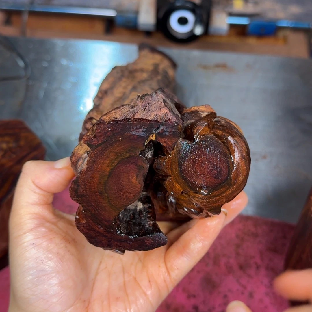 真***8黄花梨/降香黄檀把件1.6➕0.8