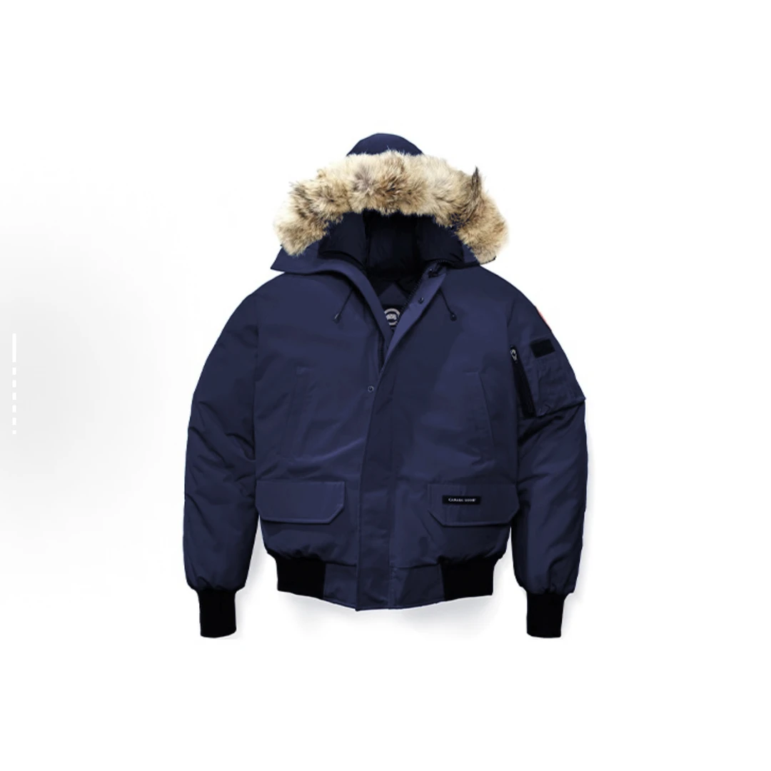 国内档口专供90鹅绒 男女同款 高端定制毛领款飞行服