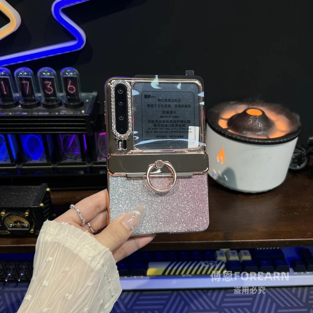 适用于华为purax手机壳指环阔折叠屏pura x中轴铰链女保护套潮牌