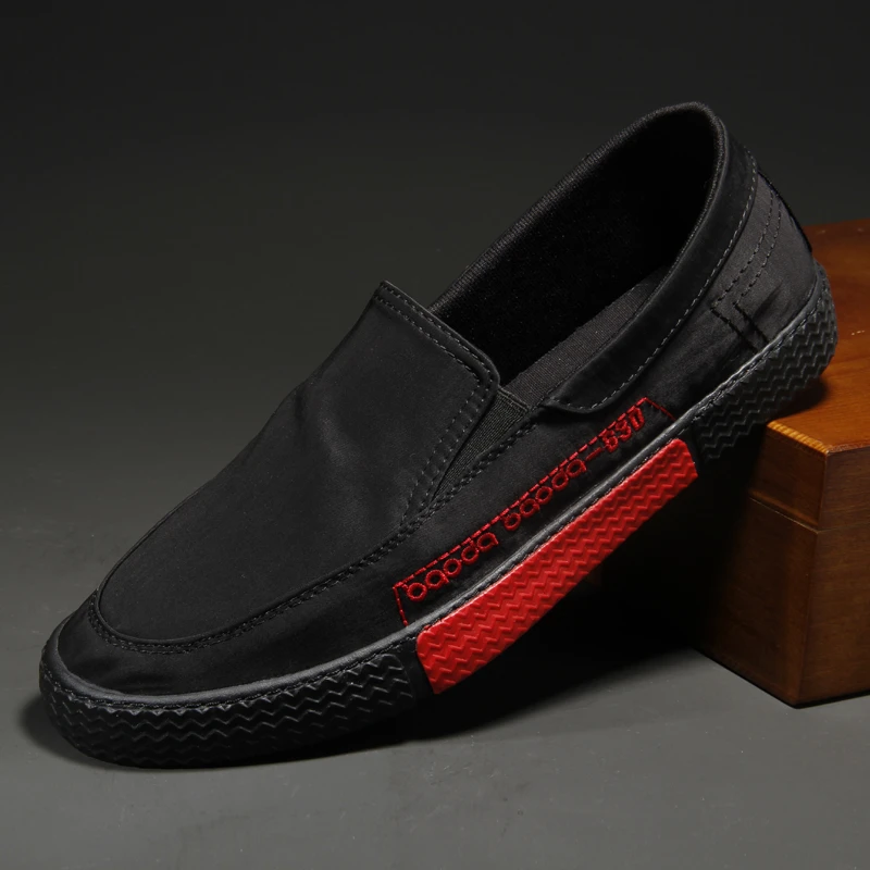 男士低帮冰丝布鞋 司机开车休闲布鞋 潮流板鞋休闲布鞋老北京布鞋