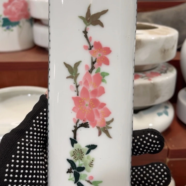 陶瓷醴陵手绘釉下五彩文房器