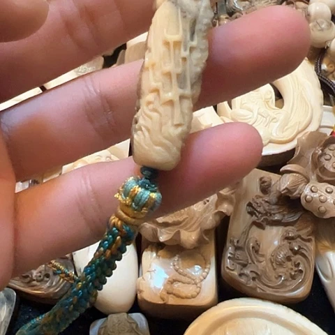 守****庙天然猛犸象牙瑕疵品