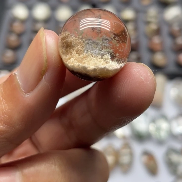 纯天然粉色幽灵碧玺（处理）
