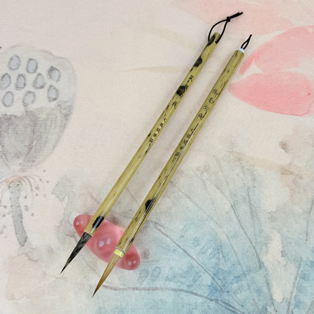 【勾线笔】出峰3.3cm狼毫鼠须毛笔勾线瘦金体国画工笔白描花鸟人物