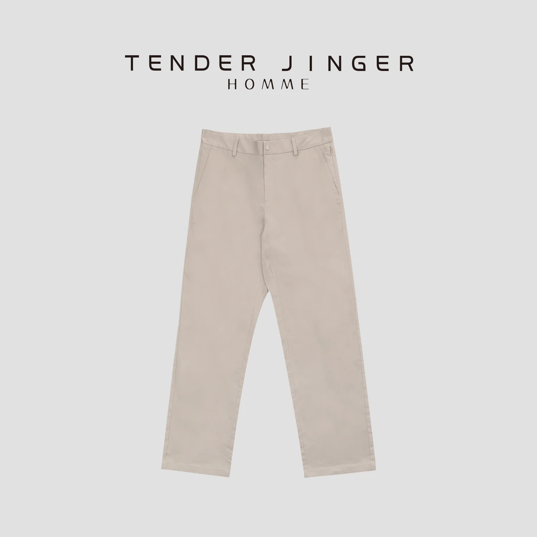 Tender Jinger【男士】四季新疆长绒棉直筒休闲长裤 T2502BXS16969