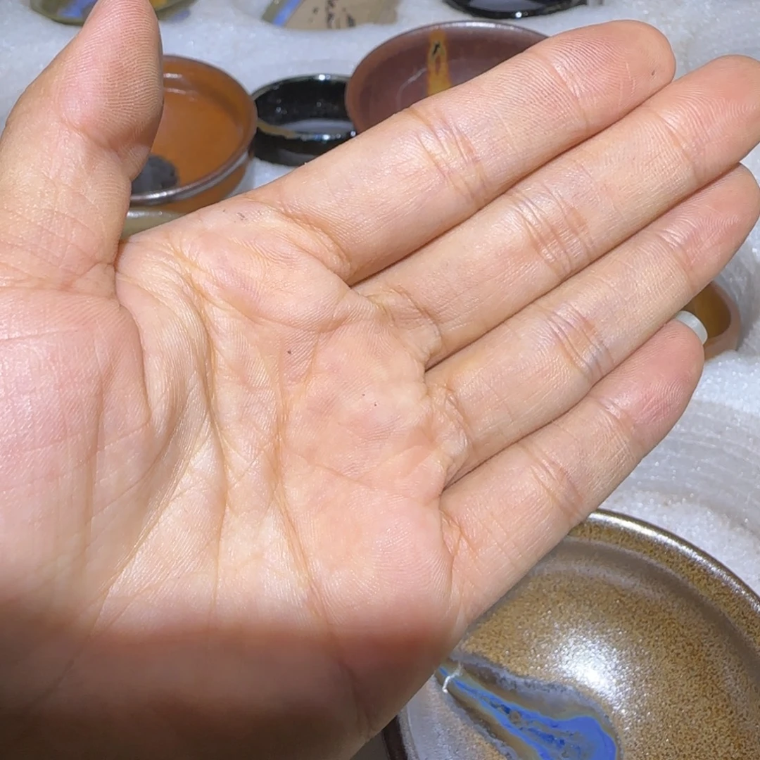 心***禾茶盏福建盏茶器瑕黄