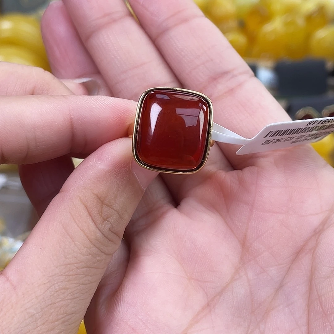 琥珀银S925镶嵌裸石多样性发其一h