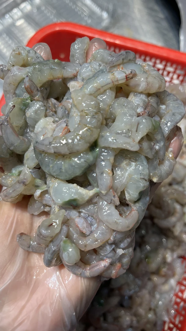 【小船内港滑皮虾】手工剥虾仁 发2.7斤  5包 分装（冻发）