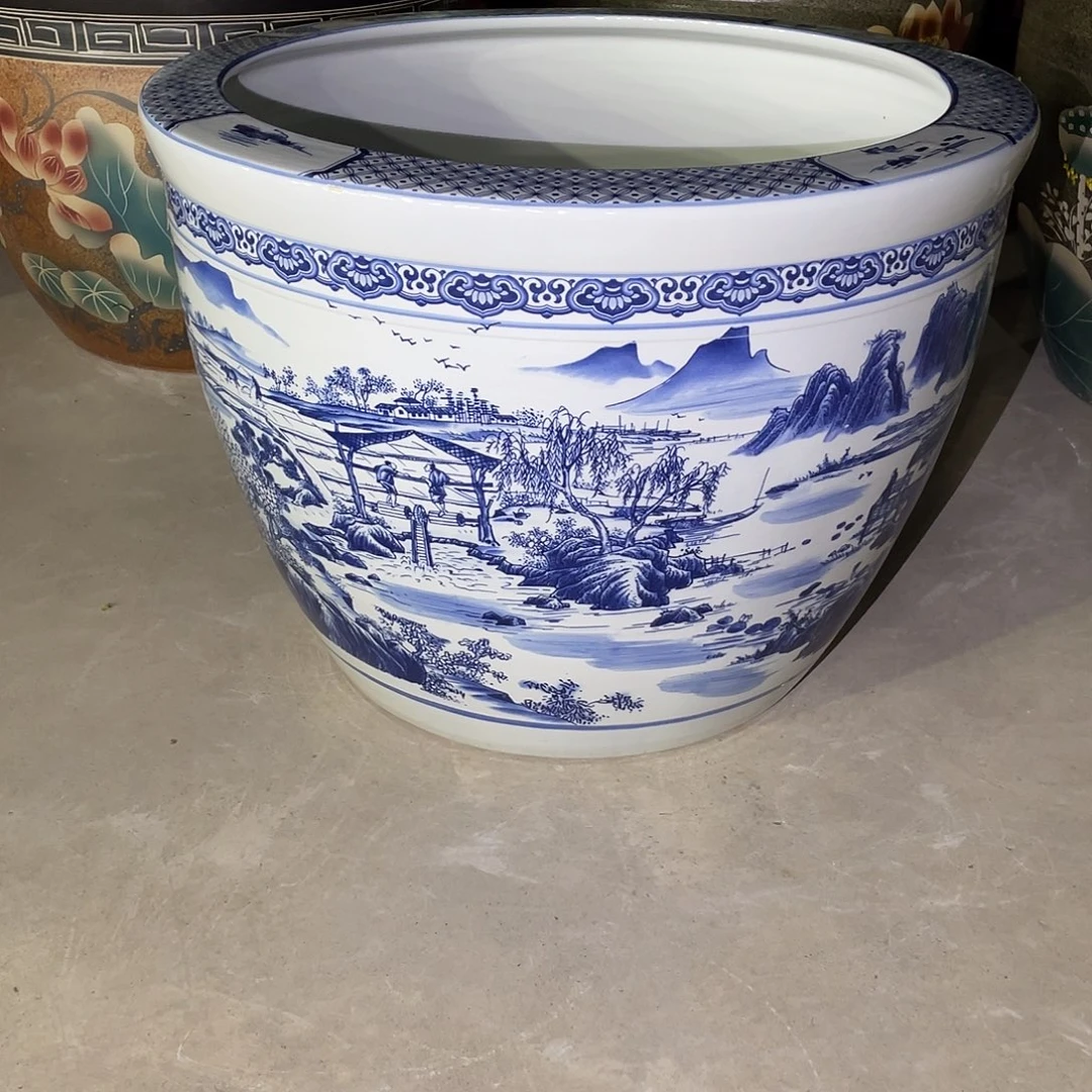 缸瓷器瓷器80高度55瓷器陶瓷