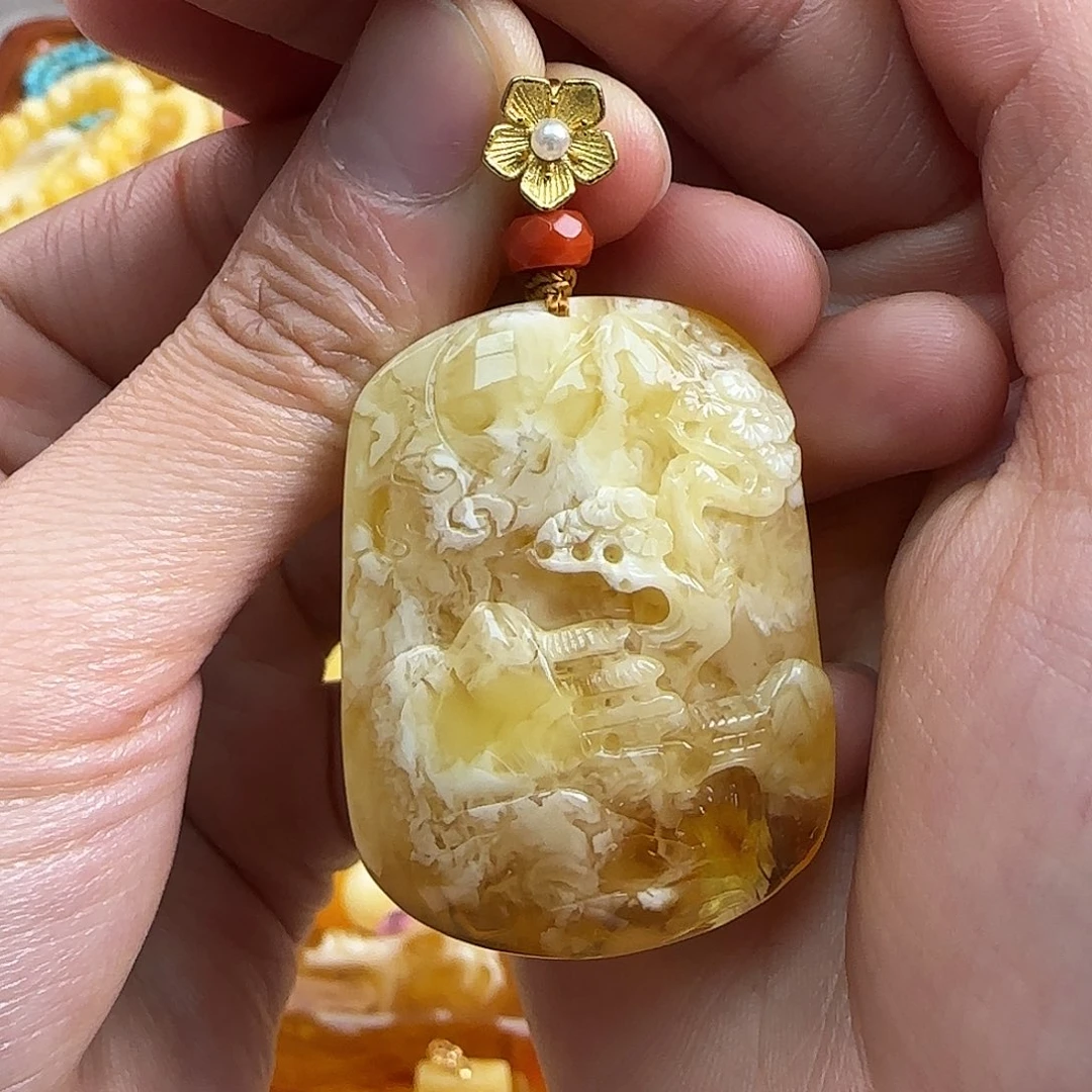 蜜蜡未镶嵌珠宝奇石