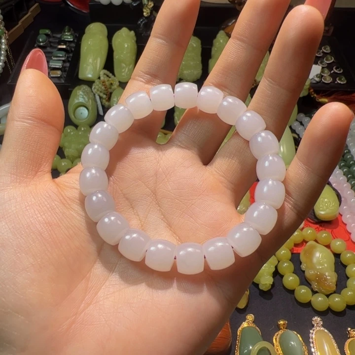 和田玉（白玉）颈饰未镶嵌