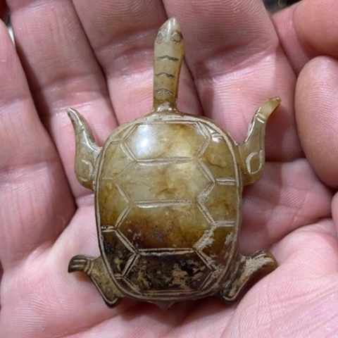 和田玉未镶嵌挂件凯*