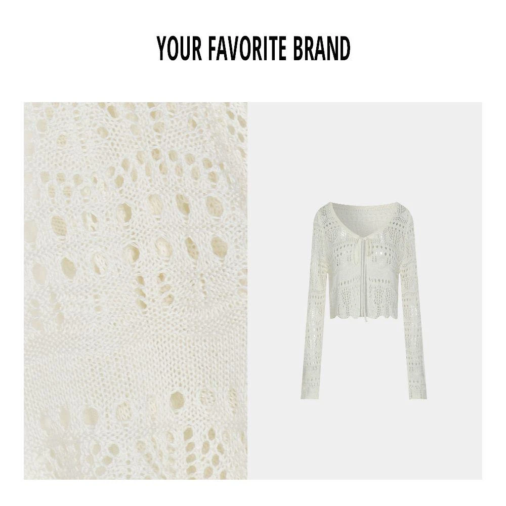 【白月光】新款上新气质时尚小众设计师百搭针织上衣B25120030