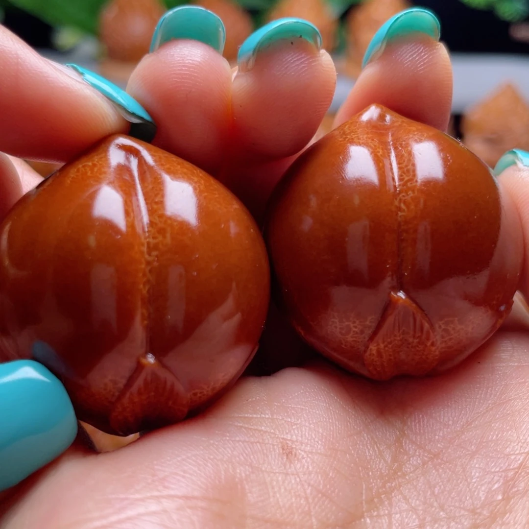 吊坠橄榄核寿桃手球3.3