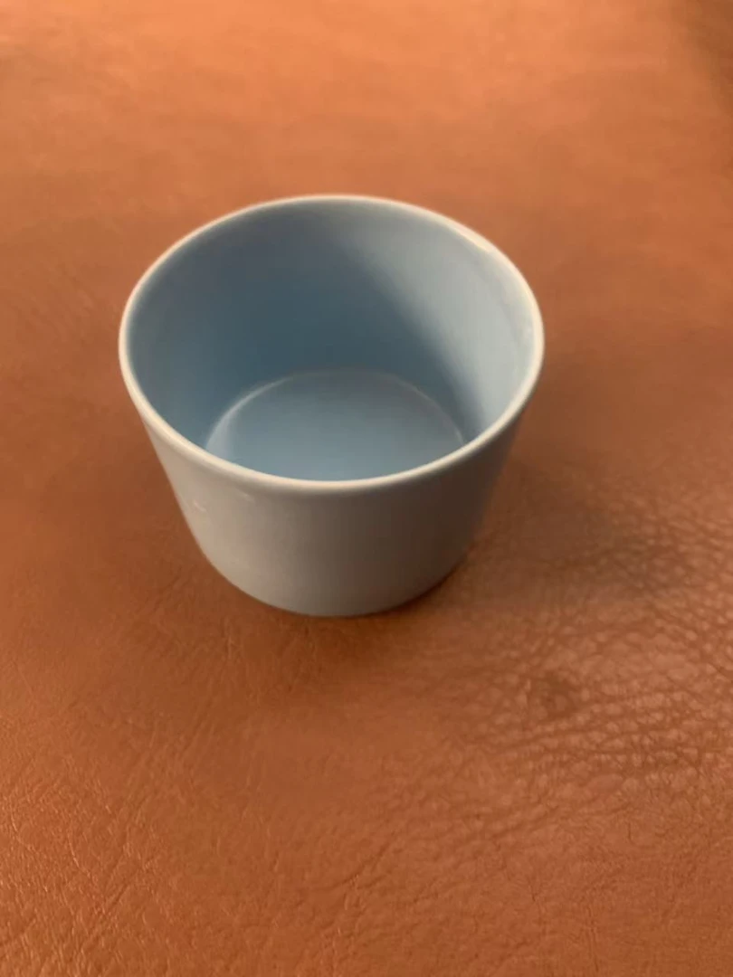 景德镇陶瓷颜色釉天青直口杯