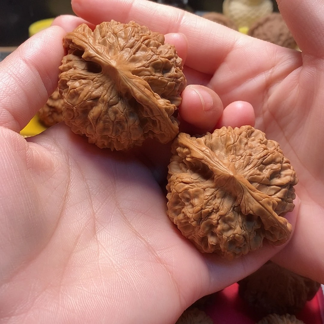 文玩核桃把件54尺官帽