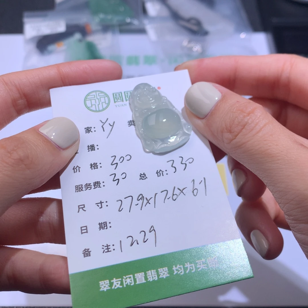 Y***y翡翠未镶嵌挂件翡翠裸石