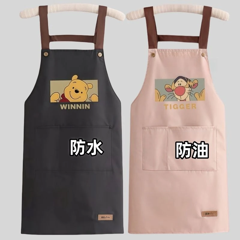 韩版新款围裙家用厨房防水防油餐饮专用女围腰工作服定制logo印字