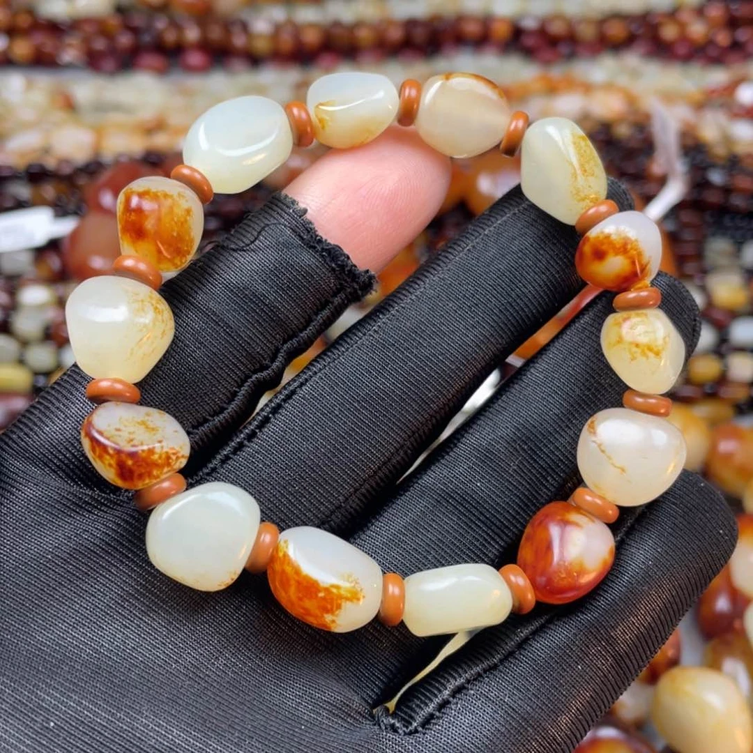 和田玉手链未镶嵌