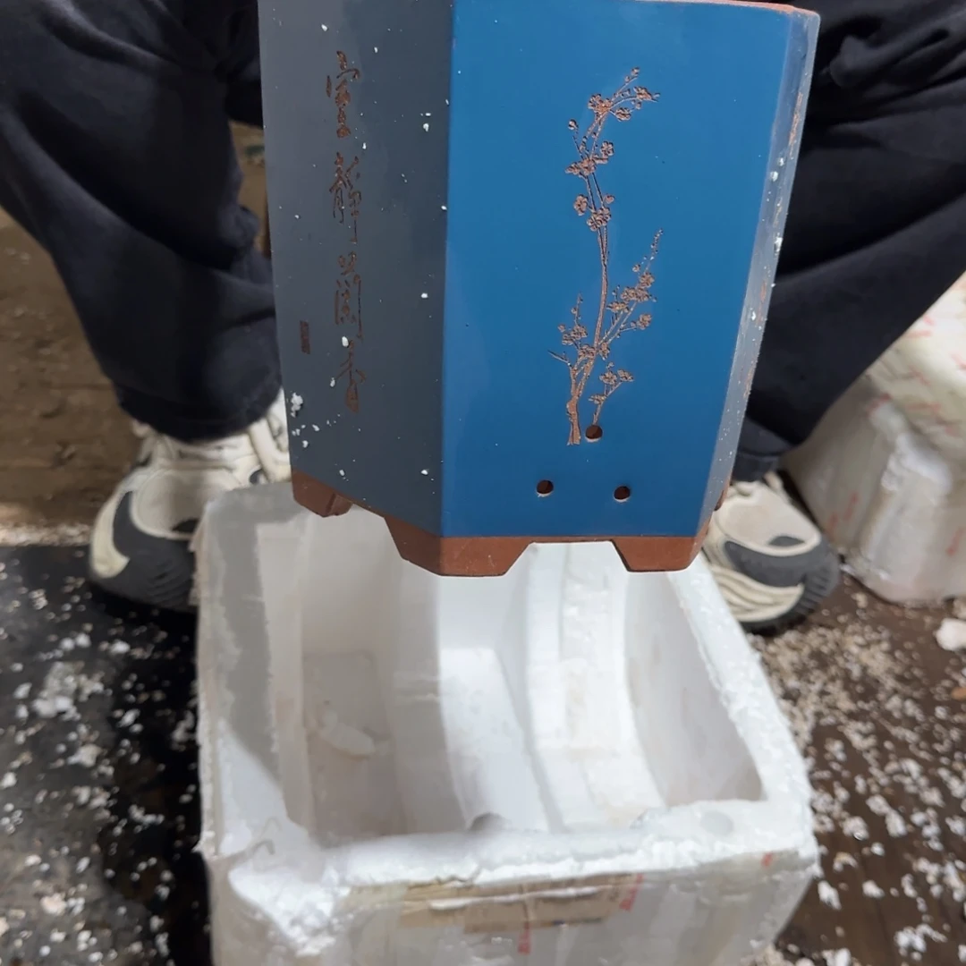紫砂花盆口径18.18口径