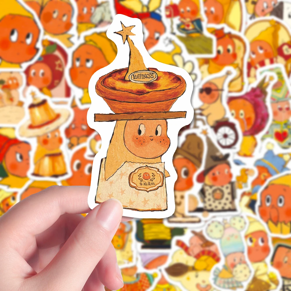 132张星星人贴纸可爱手绘卡通治愈系ins风爆款手机壳iPad贴画防水