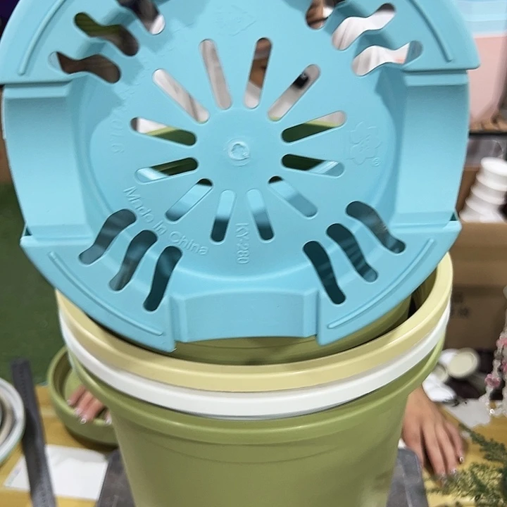 正品圆形控根口27高27混色无托5只