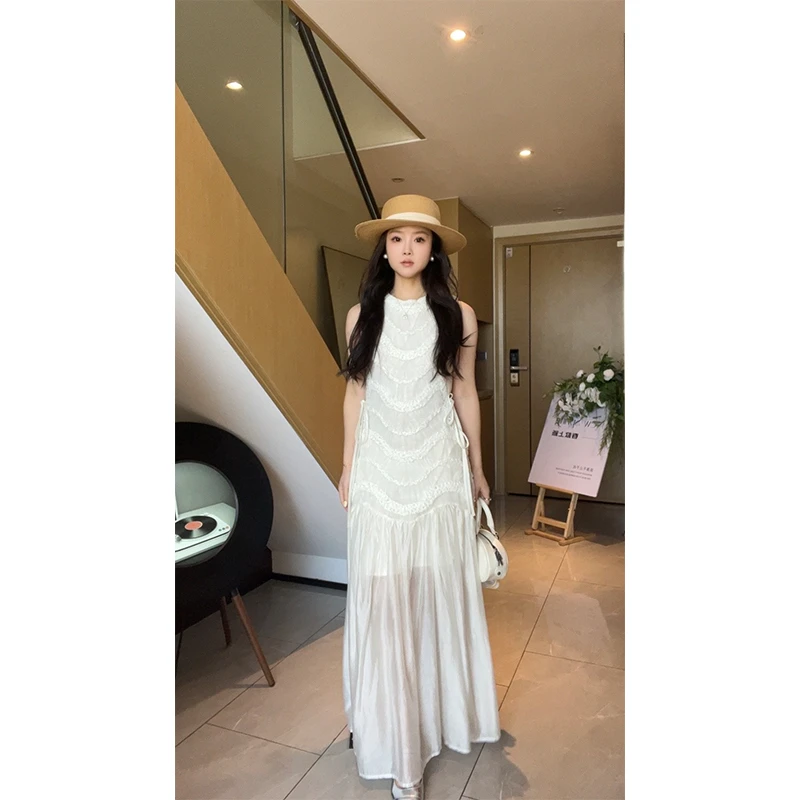 2025财阀千金女装法式时尚高级感气质连衣裙温婉大方显瘦收腰长裙